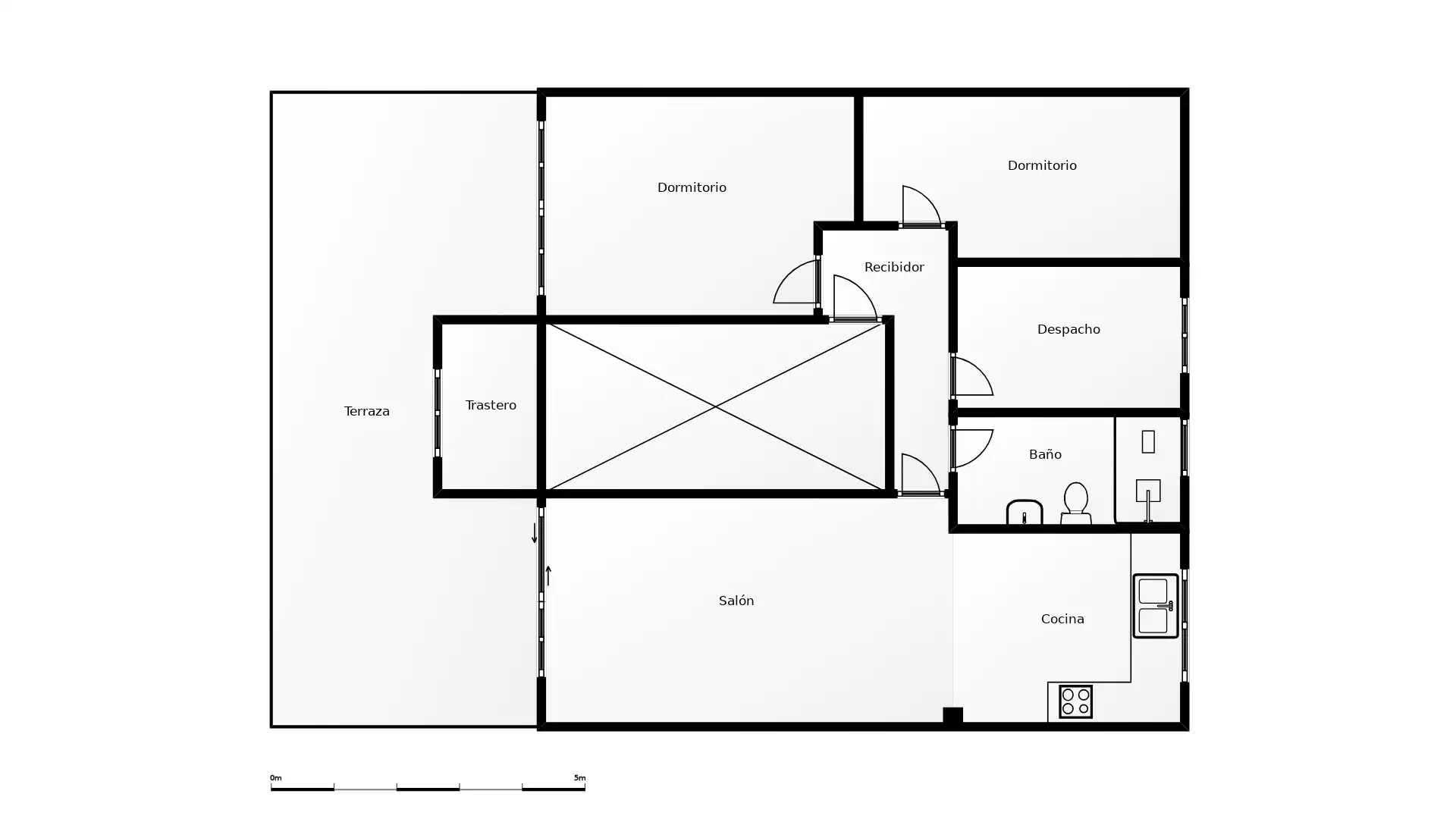 Ático en venta en Badalona con Aire acondicionado, Calefacción y Terraza