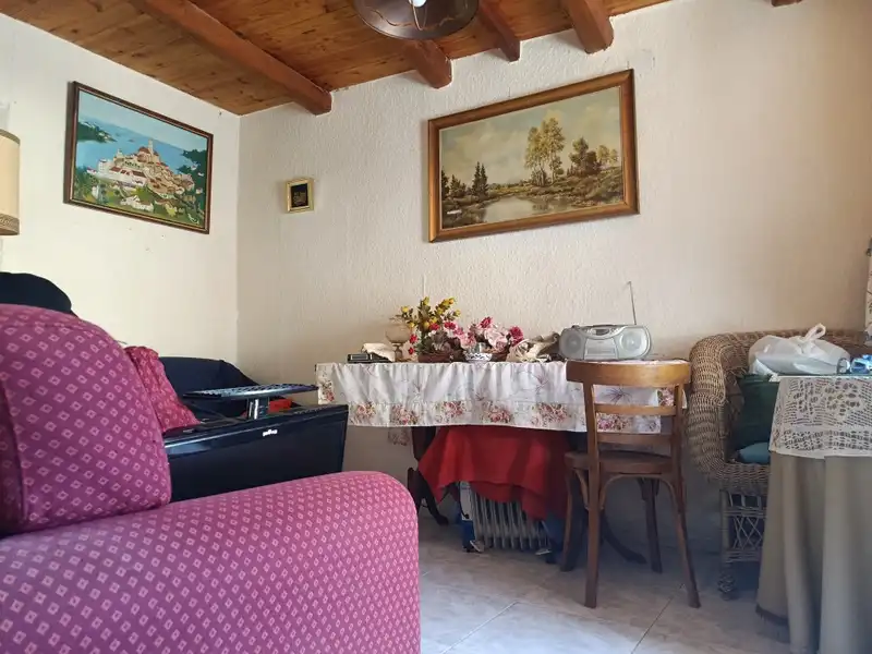 Sala d'estar de Casa o xalet en venda en San Cebrián de Mazote amb Terrassa
