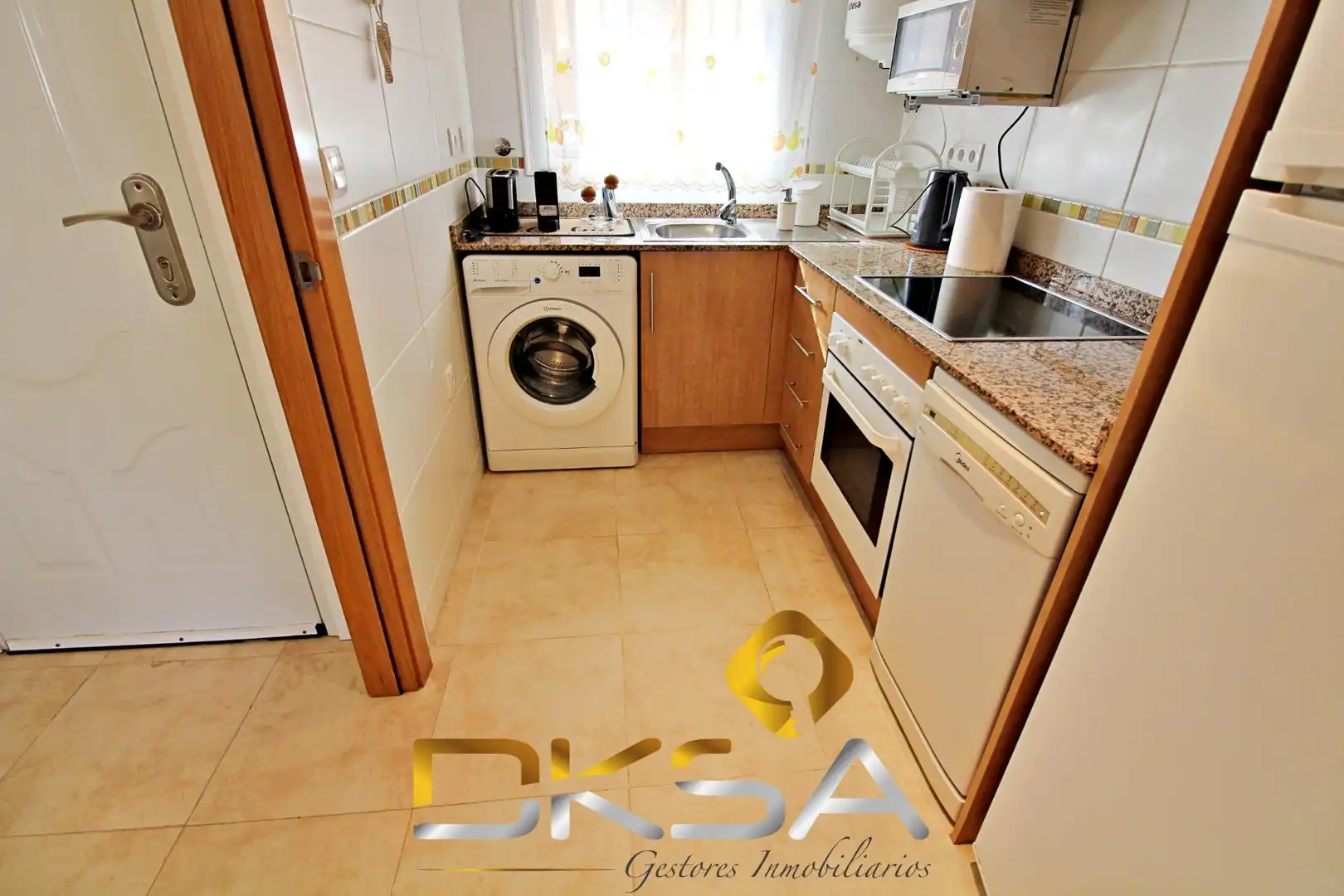 Kitchen of Apartments for rent in Oropesa del Mar / Orpesa  with Air Conditioner, Heating and Private garden
