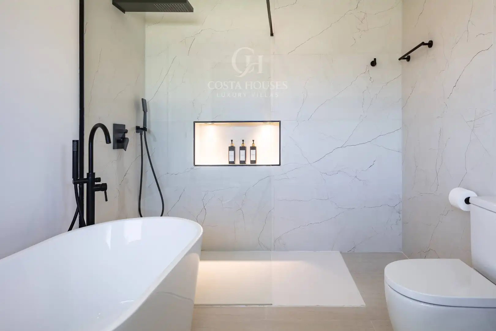 Bathroom of Houses for sale in Jávea / Xàbia  with Air Conditioner, Heating and Private garden
