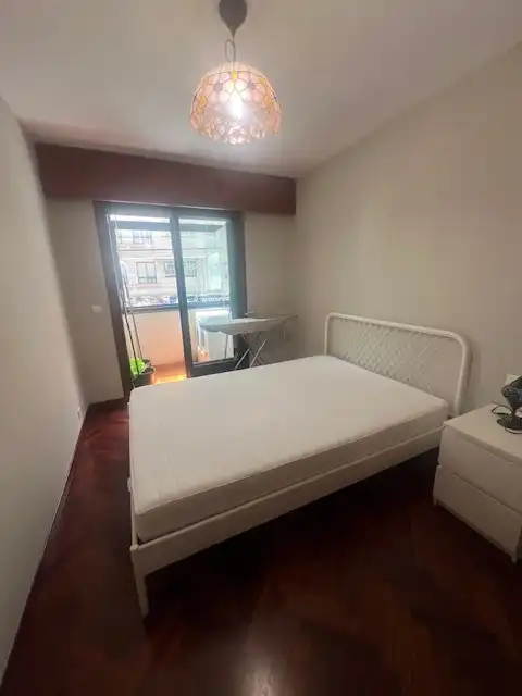 Schlafzimmer von Wohnung zur Miete in A Coruña Capital  mit Heizung, Parkett und Terrasse