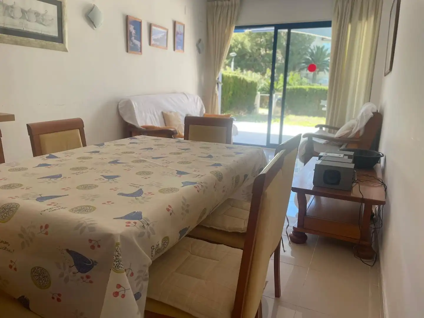 Menjador de Planta baixa en venda en Salou amb Jardí privat, Terrassa i Moblat