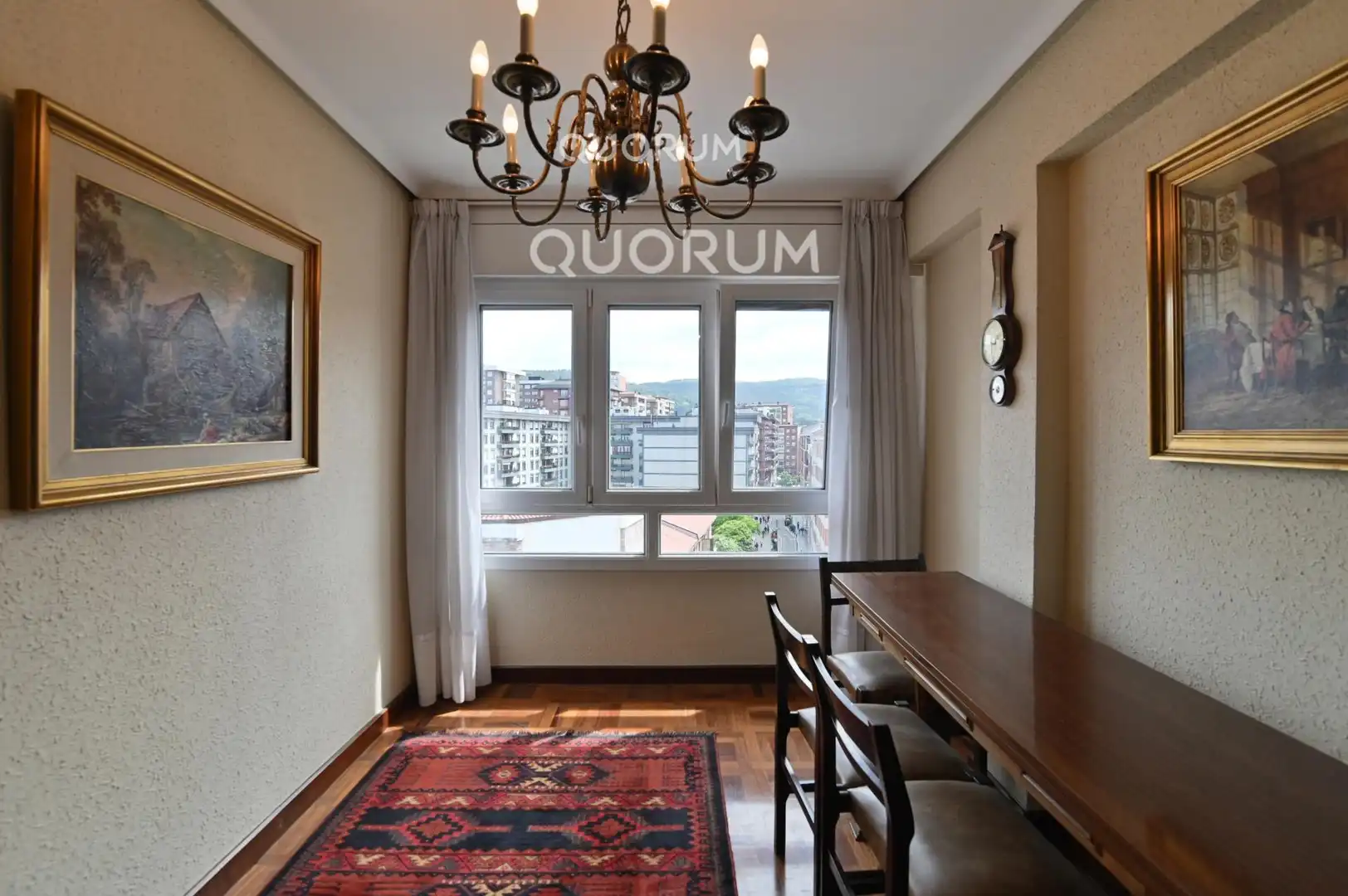 Dining room of Flat for sale in Bilbao   with Heating and Furnished