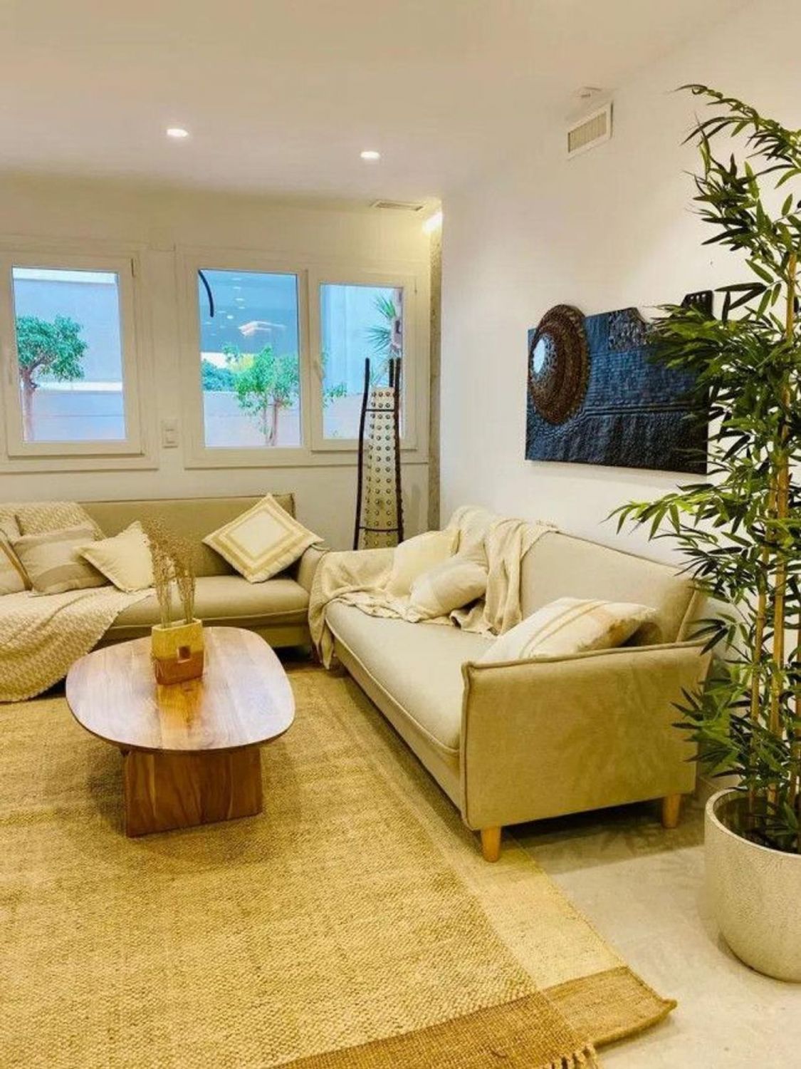 Sala de estar de Piso en venta en Málaga Capital con Aire acondicionado y Terraza