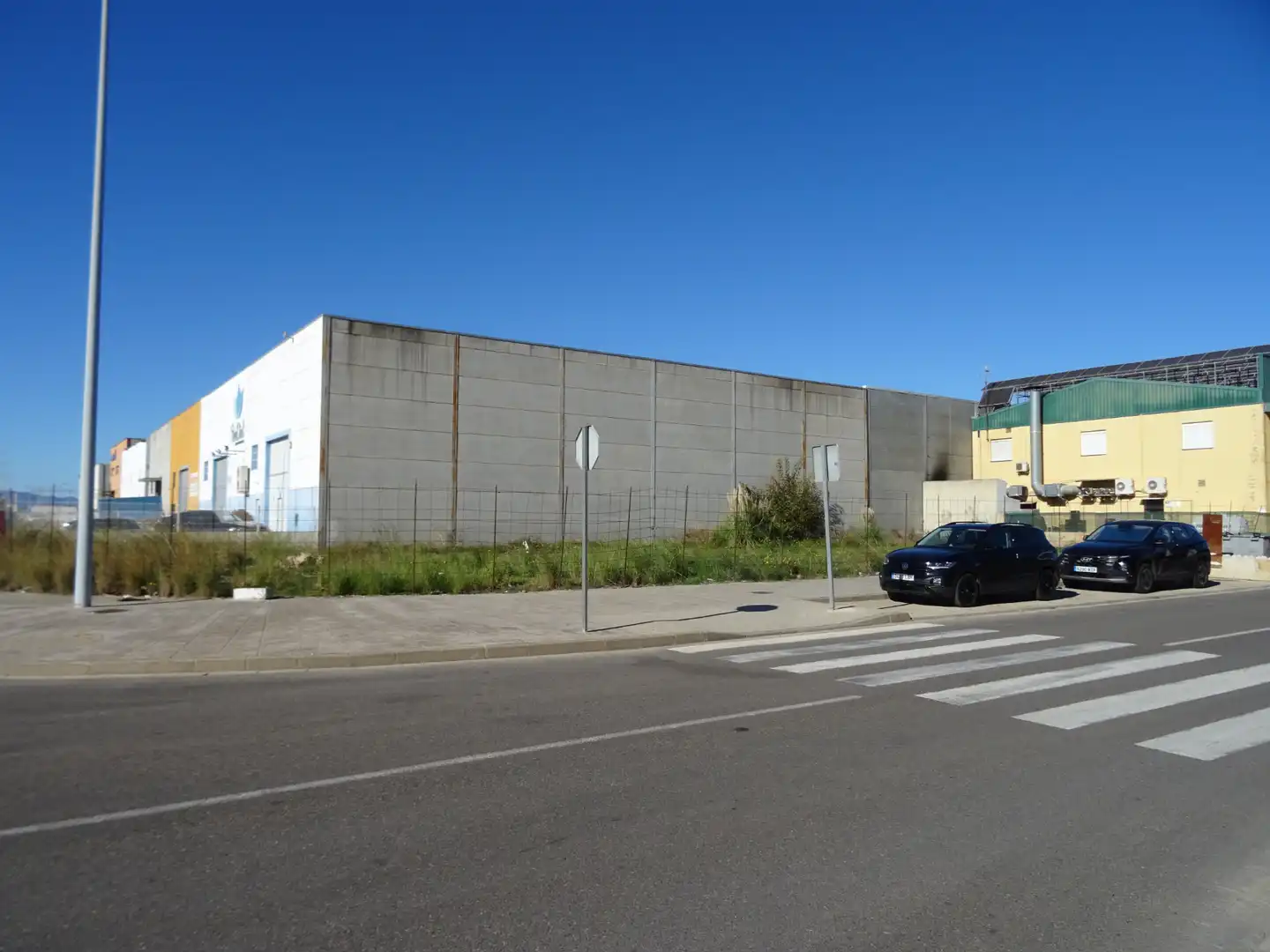 Vista exterior de Terreno industrial de alquiler en Algemesí