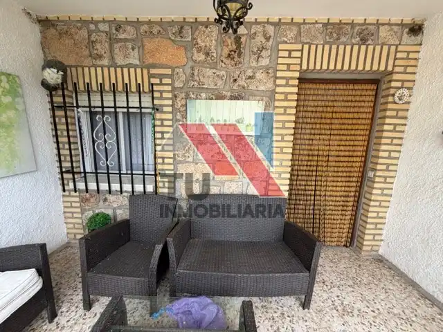 Terrassa de Casa o xalet en venda en Villamiel de Toledo amb Aire condicionat, Terrassa i Piscina