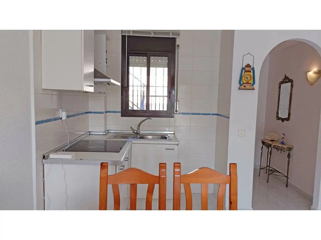 Kitchen of Flat for sale in L'Escala  with Terrace, Furnished and Community pool