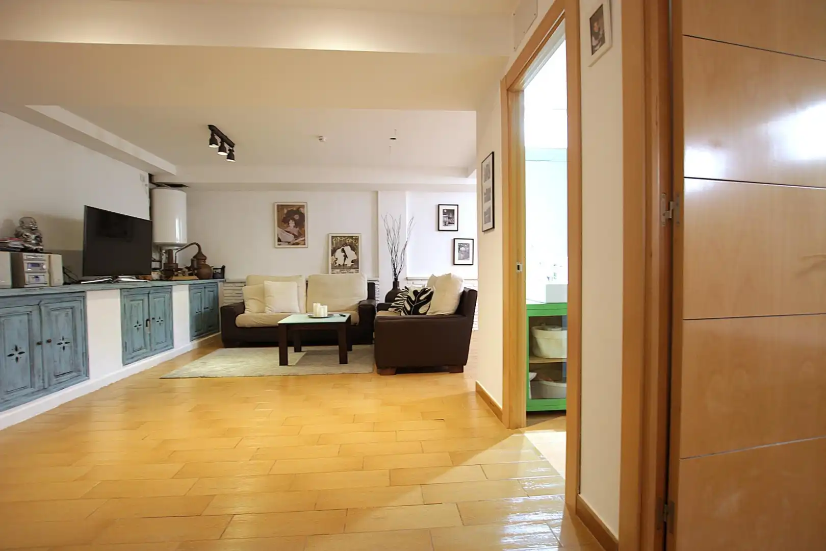 Sala de estar de Dúplex en venta en Benalmádena con Aire acondicionado, Calefacción y Jardín privado
