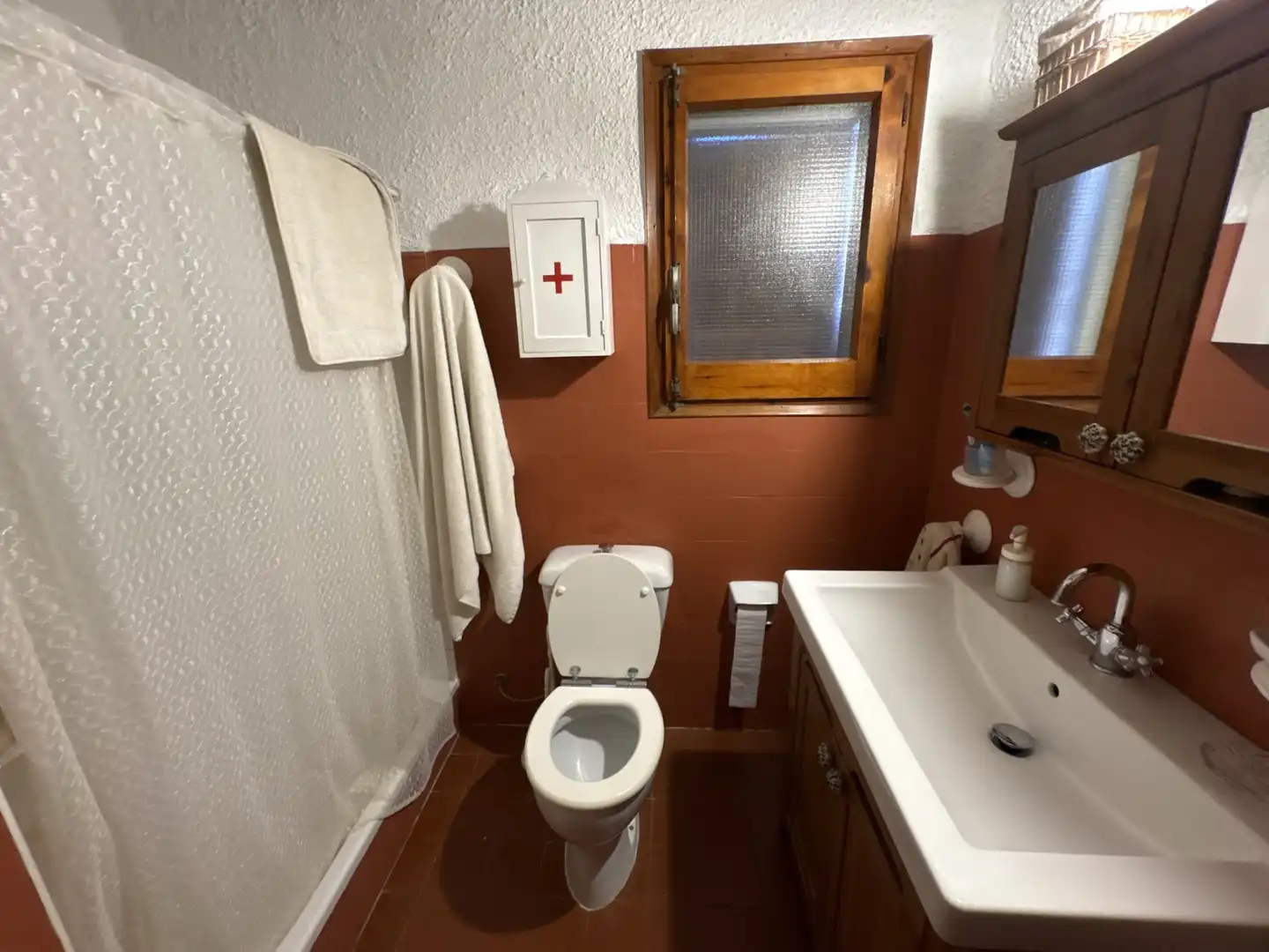 Baño de Casa o chalet en venta en Vespella de Gaià con Jardín privado, Piscina y Amueblado