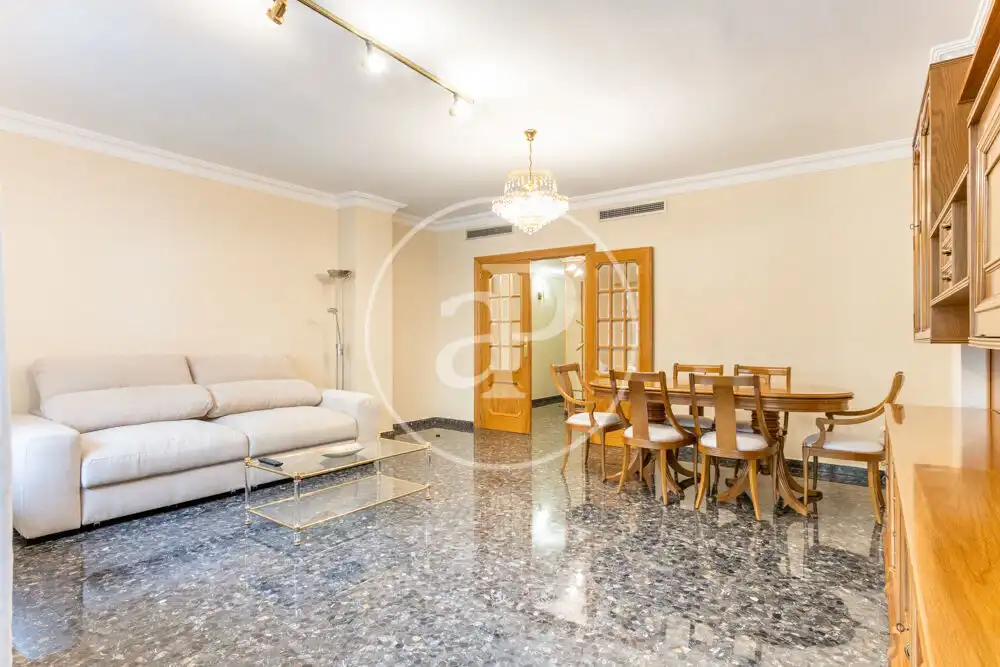 Sala de estar de Dúplex de alquiler en Burjassot con Aire acondicionado, Calefacción y Amueblado