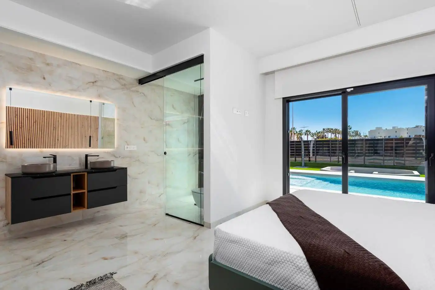 Bedroom of Houses for sale in Algorfa  with Private garden, Terrace and Swimming Pool