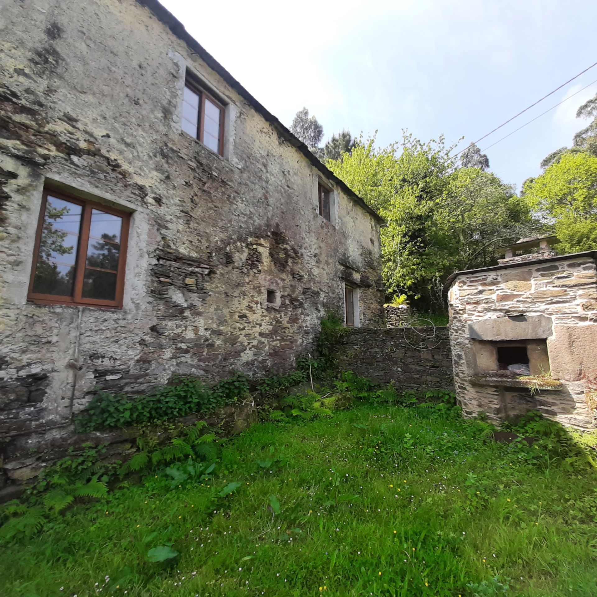 Exterior view of Single-family semi-detached for sale in Viveiro