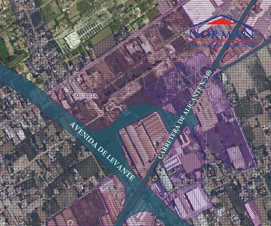 Vista exterior de Terreno industrial en venta en Murcia