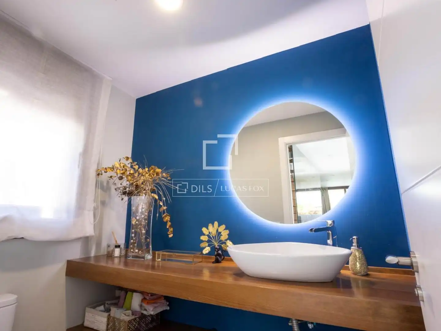Badezimmer von Country house zur Miete in Majadahonda mit Klimaanlage, Heizung und Privatgarten