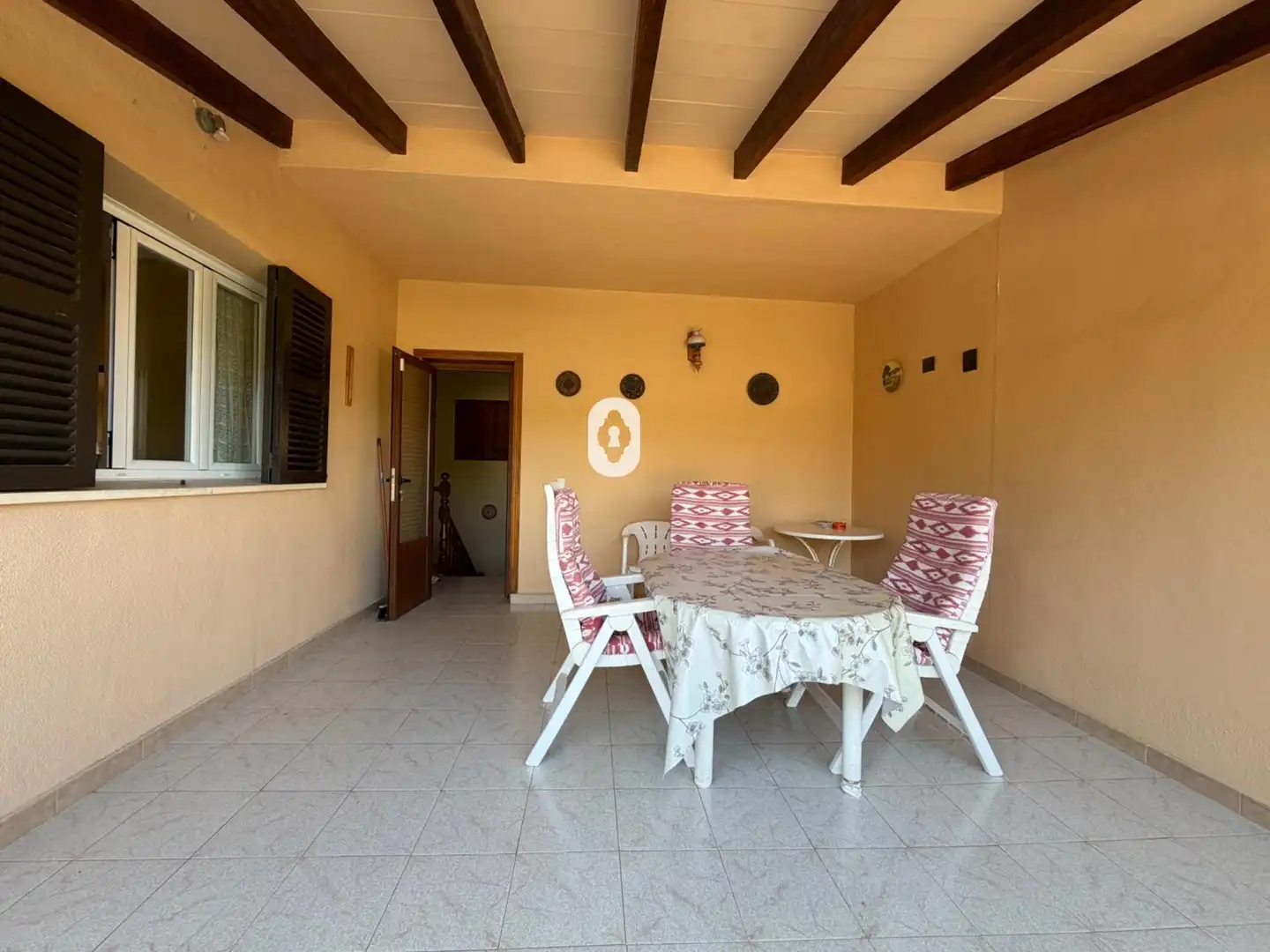 Terrasse von Einfamilien-Reihenhaus zum Verkauf in Son Servera mit Heizung, Privatgarten und Terrasse