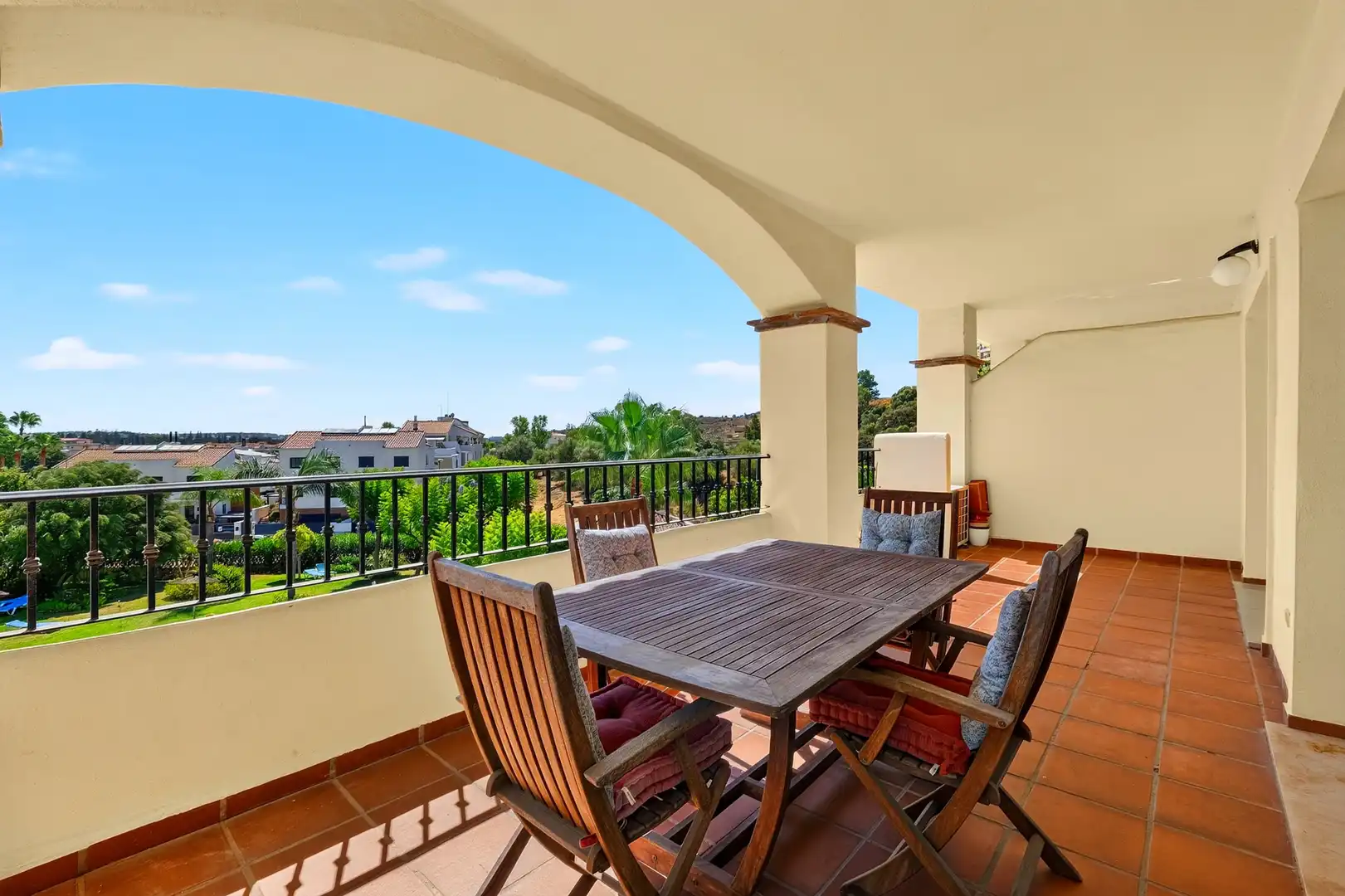 Terrace of Flat for sale in Mijas  with Air Conditioner, Terrace and Storage room