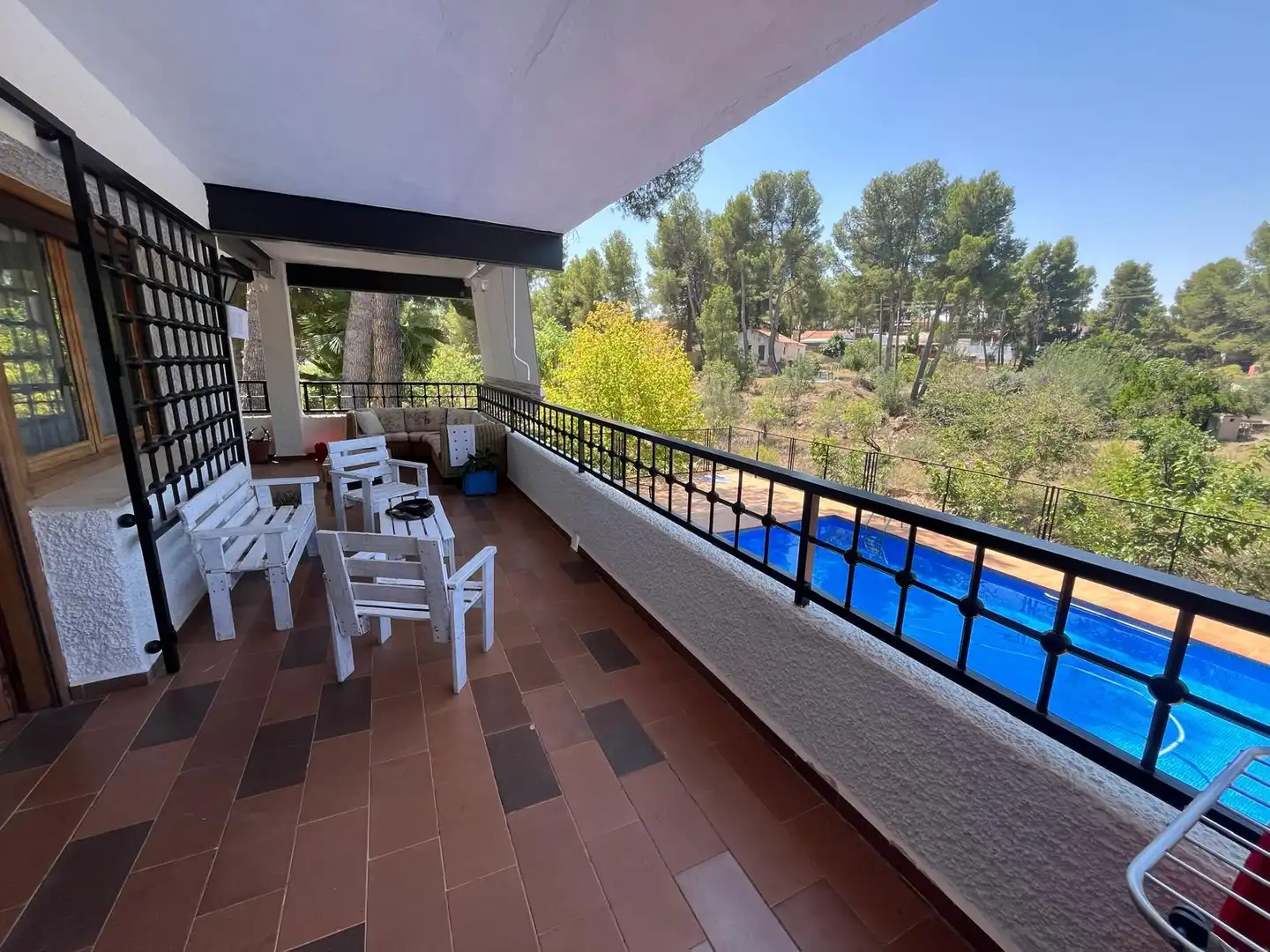Terrassa de Casa o xalet en venda en Almansa amb Aire condicionat, Calefacció i Jardí privat