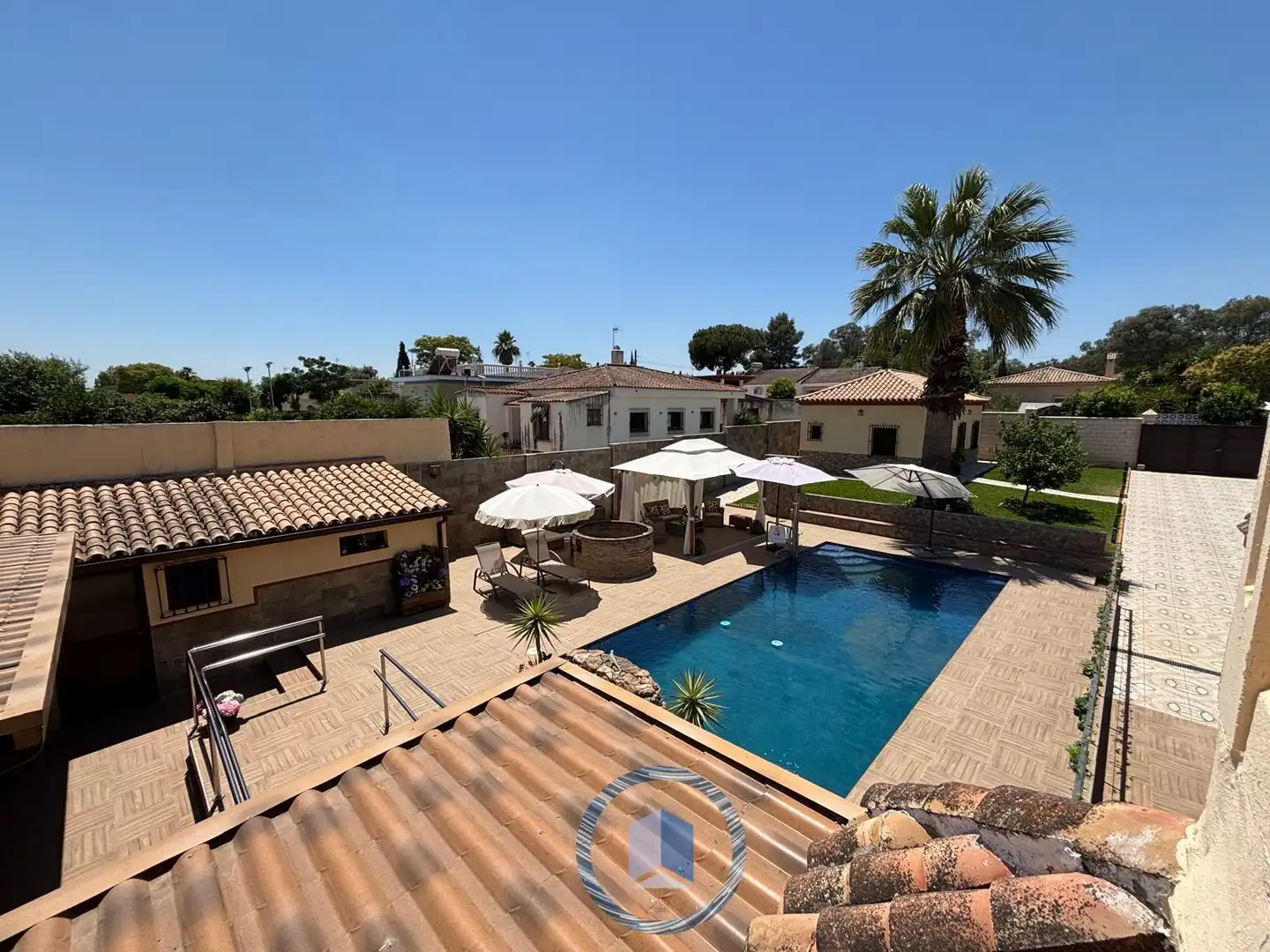 Piscina de Casa o xalet en venda en Alcalá de Guadaira amb Piscina
