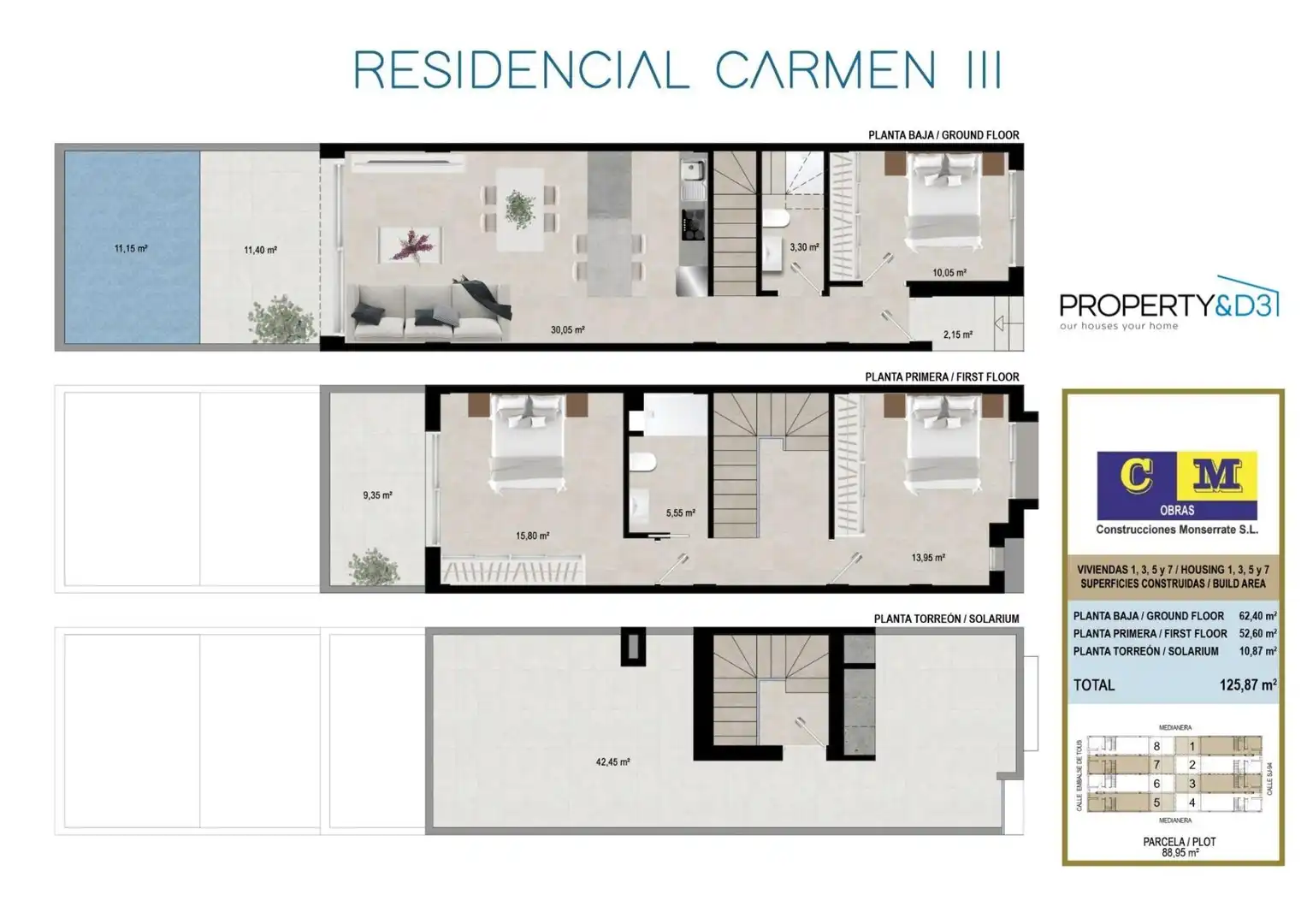 Maison mitoyenne avec piscine à vendre à San Javier ciudad, imagen 23