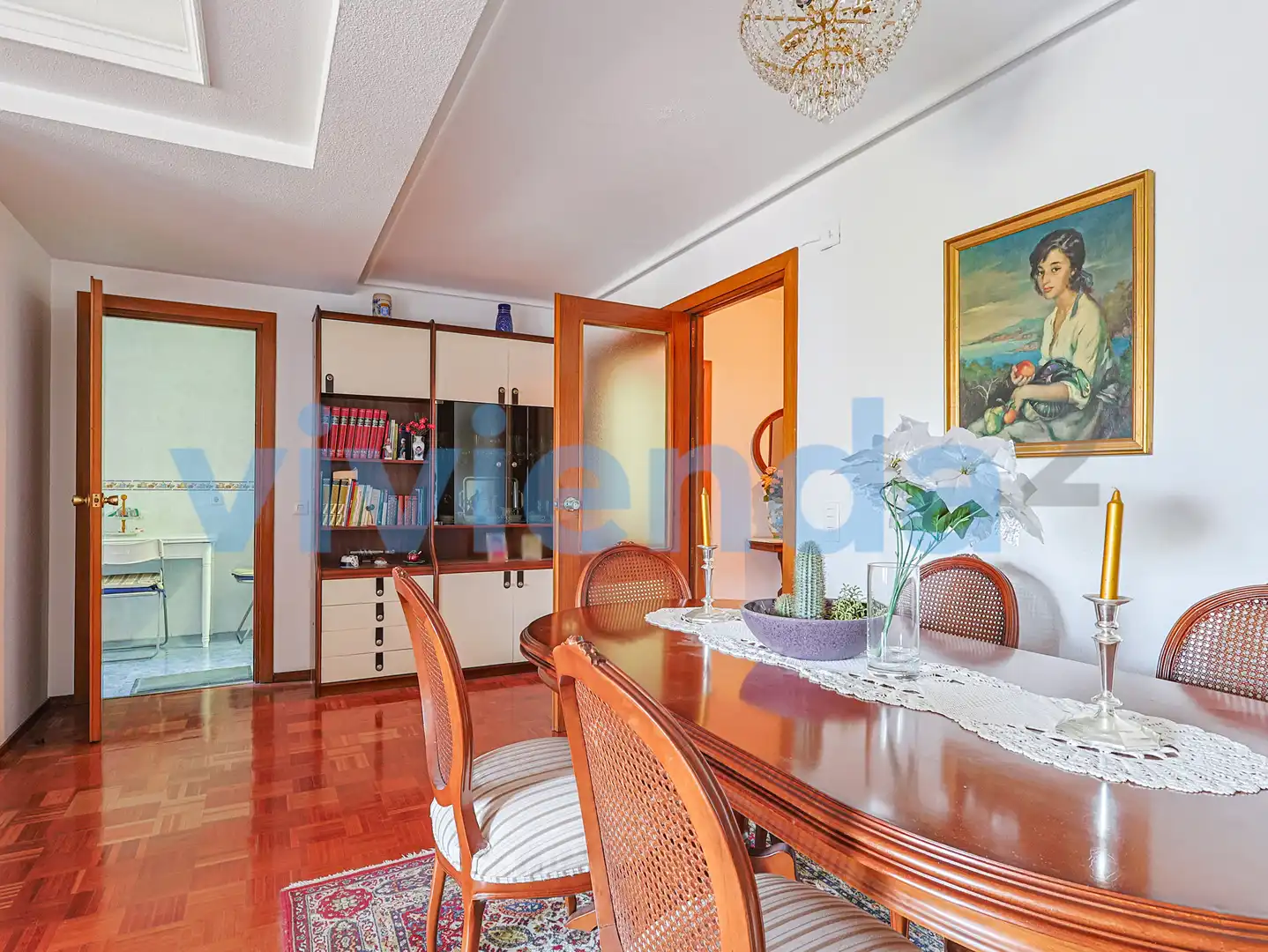 Dining room of Flat for sale in Madrid  with Heating, Terrace and Storage room