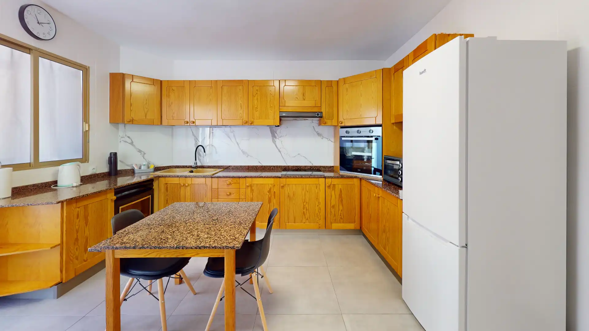 Küche von Wohnung zum Verkauf in Jijona / Xixona mit Klimaanlage, Heizung und Terrasse