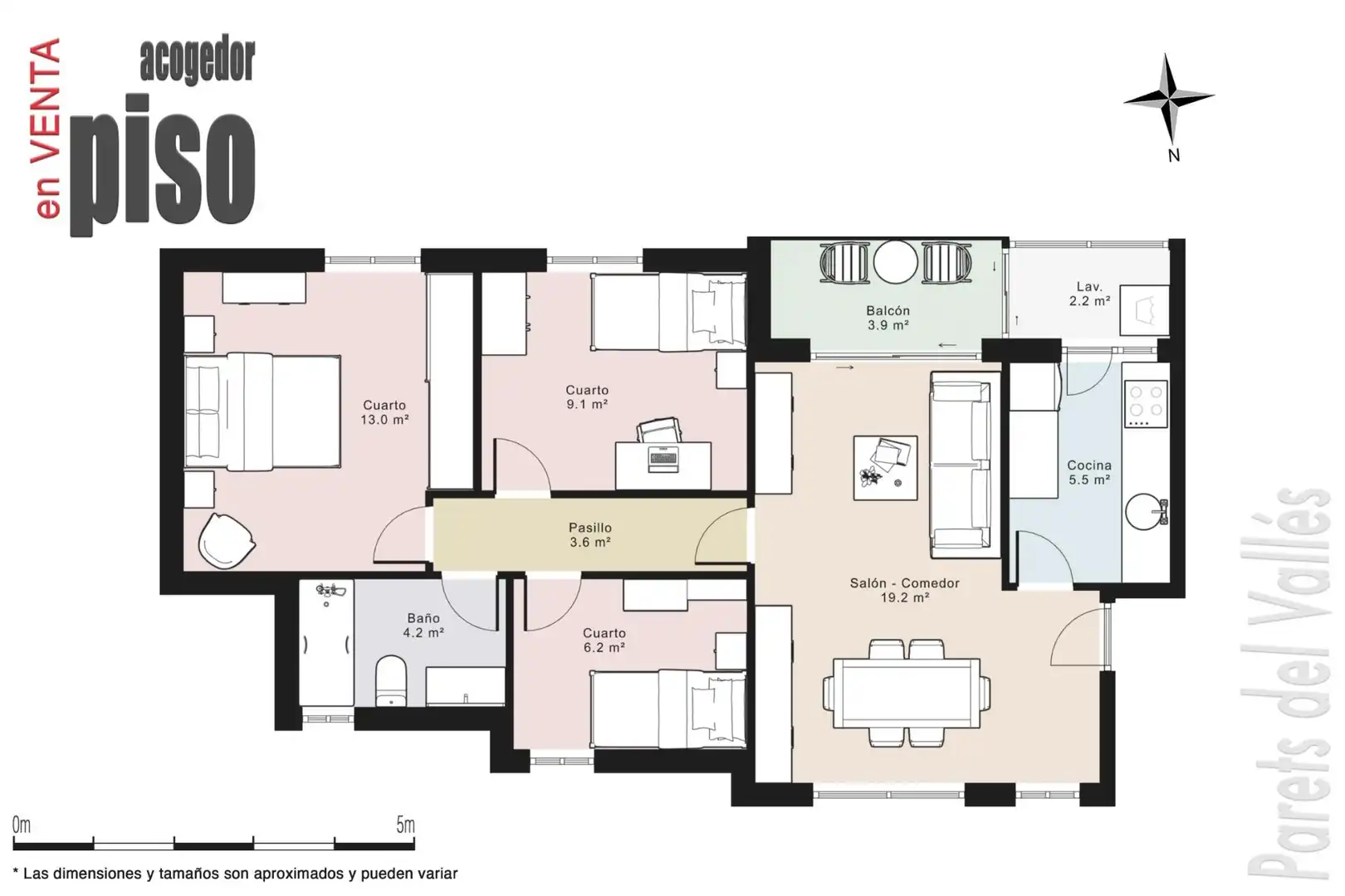 Piso en venta en Parets del Vallès con Aire acondicionado, Calefacción y Parquet