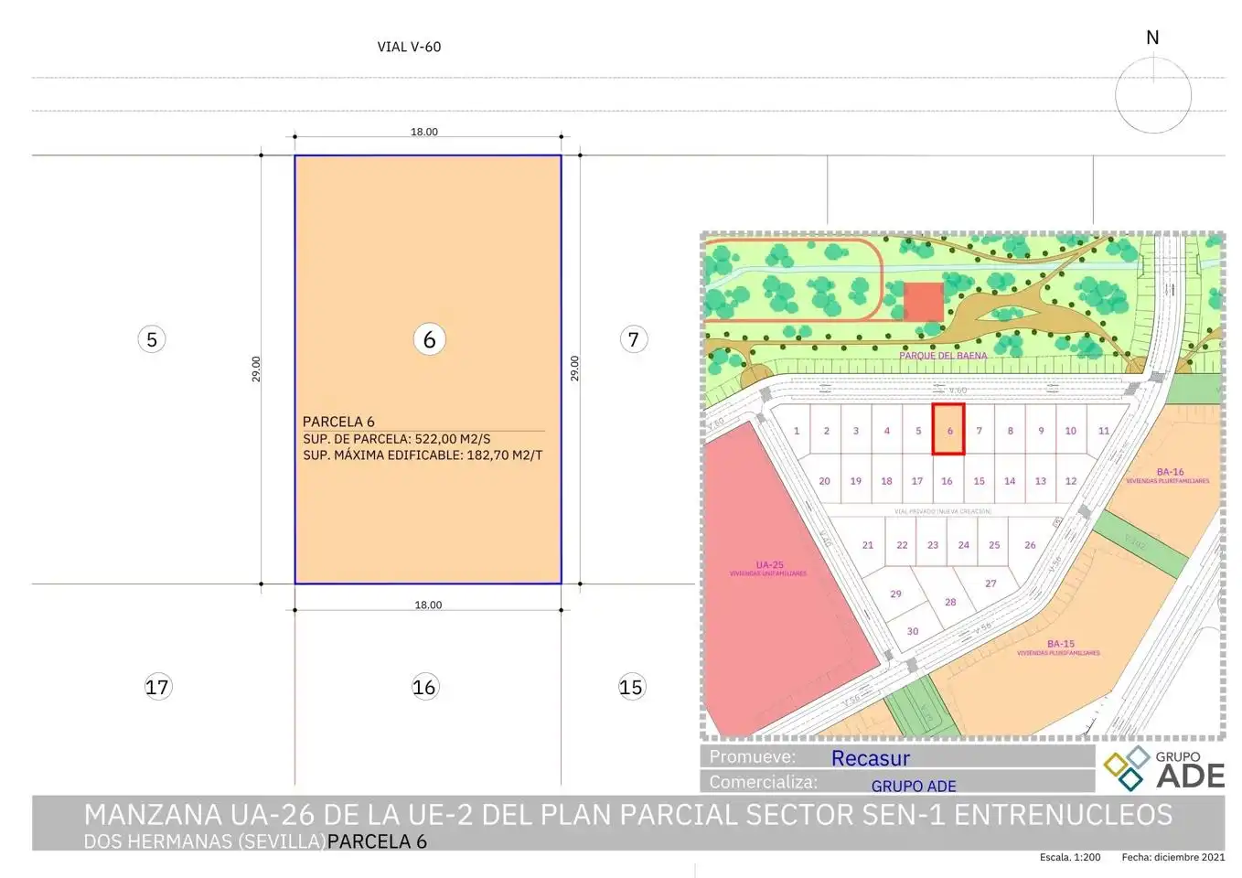 Residencial en venta en Dos Hermanas