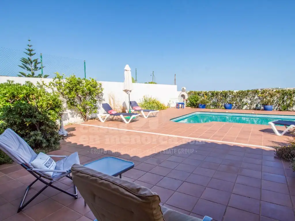 Terrace of Houses for sale in Maó - Mahón  with Air Conditioner, Private garden and Swimming Pool