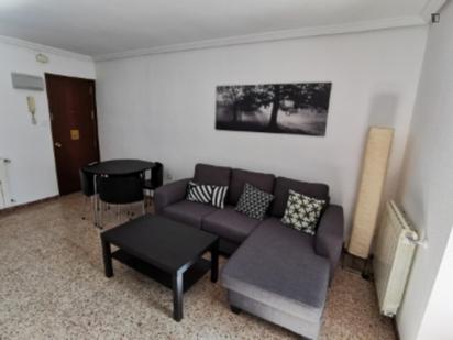 Sala d'estar de Apartament de lloguer en  Madrid Capital amb Calefacció, Moblat i Rentadora