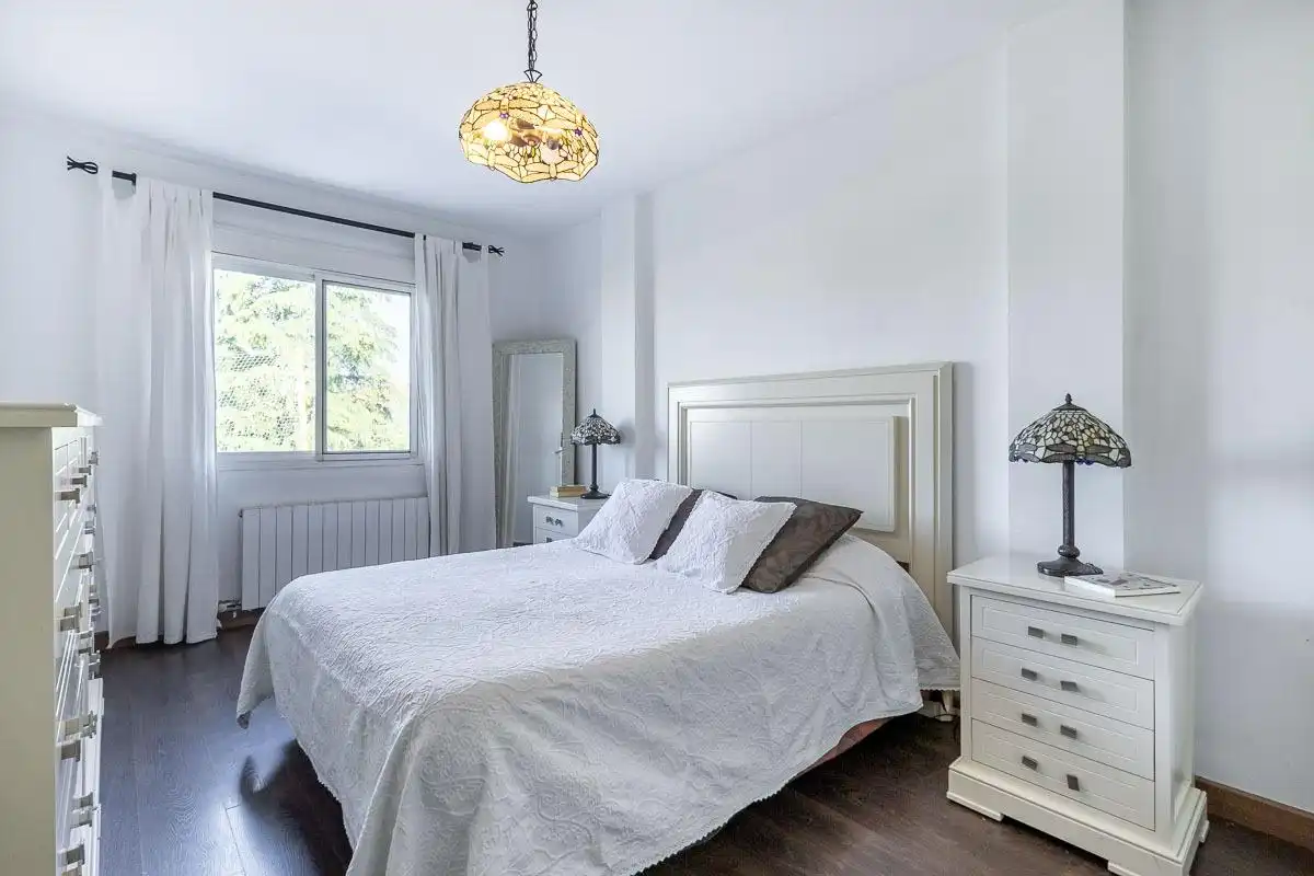 Bedroom of Detached homes for sale in Vegas del Genil  with Air Conditioner and Swimming Pool