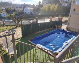 Swimming pool of House or chalet for sale in Masquefa  with Air Conditioner, Terrace and Storage room