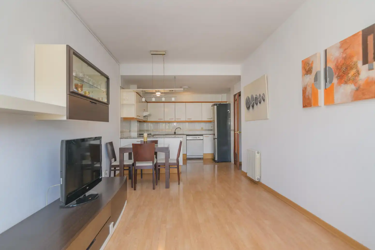 Sala de estar de Piso en venta en Viladecans con Aire acondicionado, Calefacción y Parquet