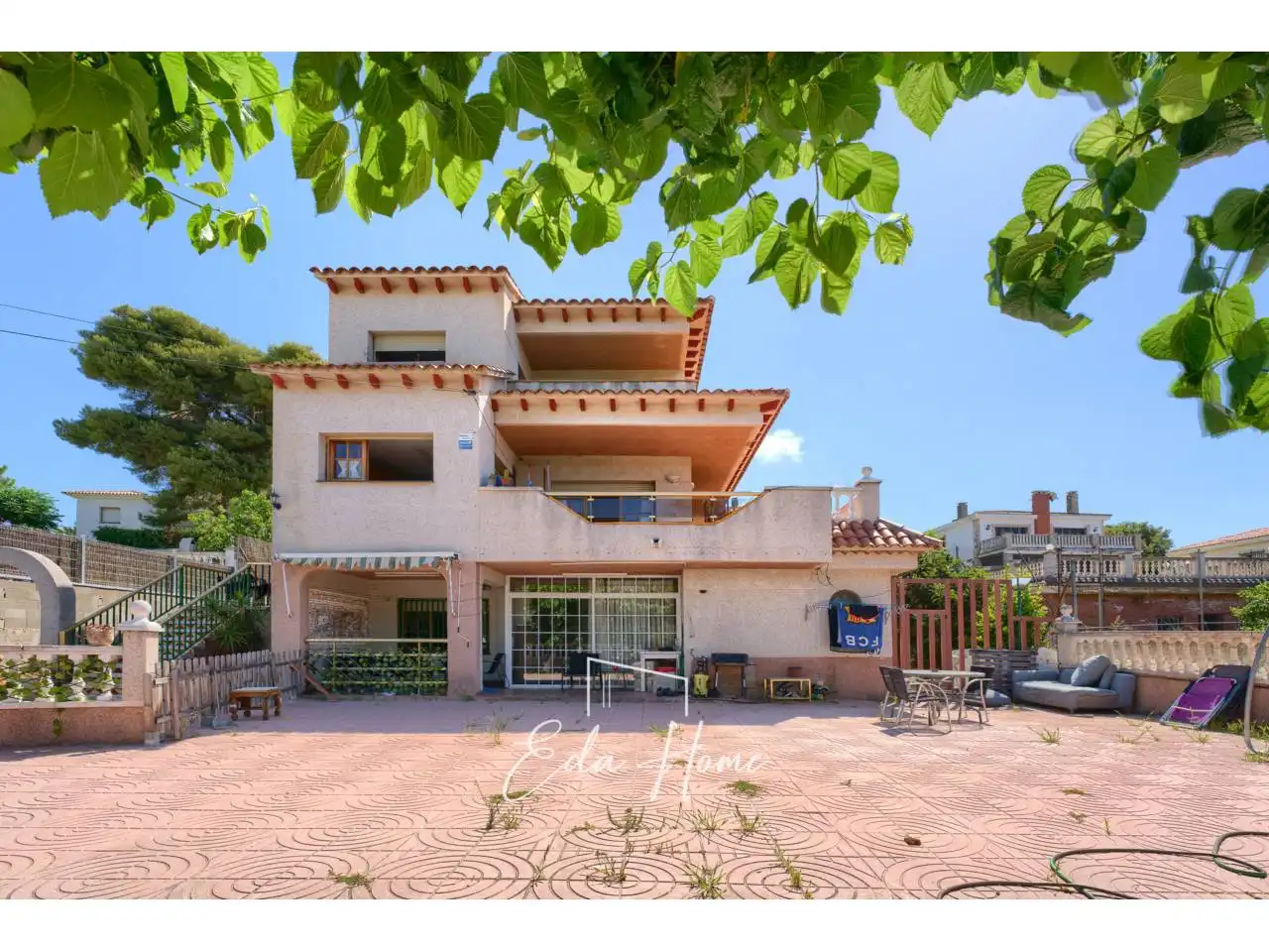 Exterior view of Houses for sale in Cunit  with Private garden, Terrace and Furnished