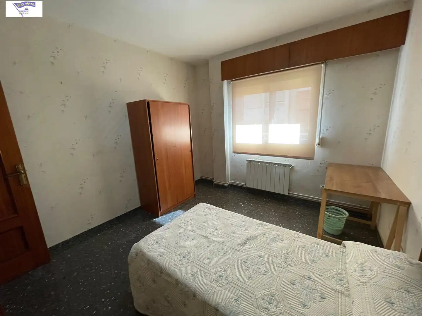 Bedroom of Flat for rent in Albacete  with Heating, Furnished and Balcony
