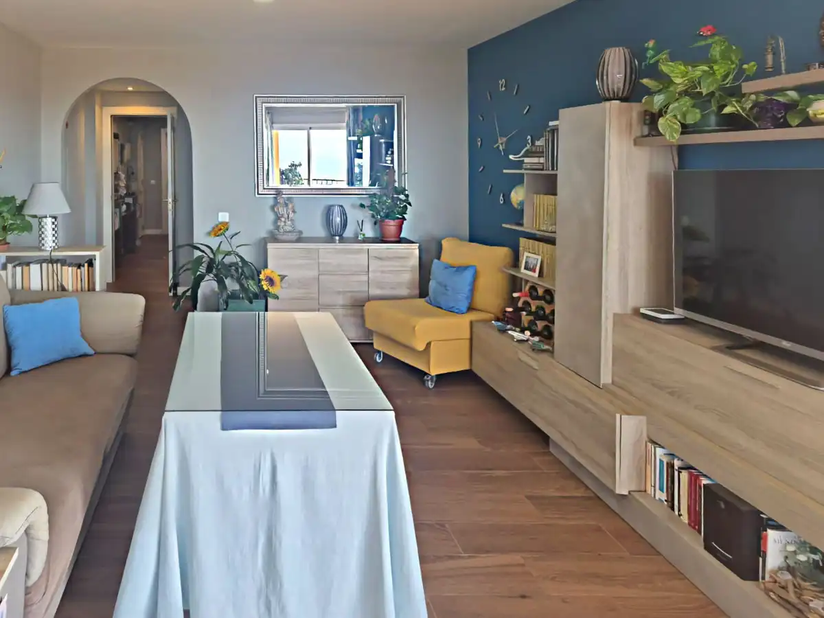 Sala de estar de Apartamento en venta en Mijas con Aire acondicionado, Calefacción y Piscina