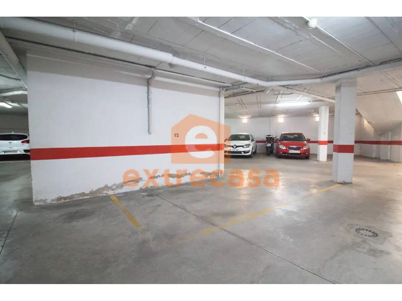 Aparcament de Apartament de lloguer en Badajoz amb Aire condicionat, Calefacció i Moblat