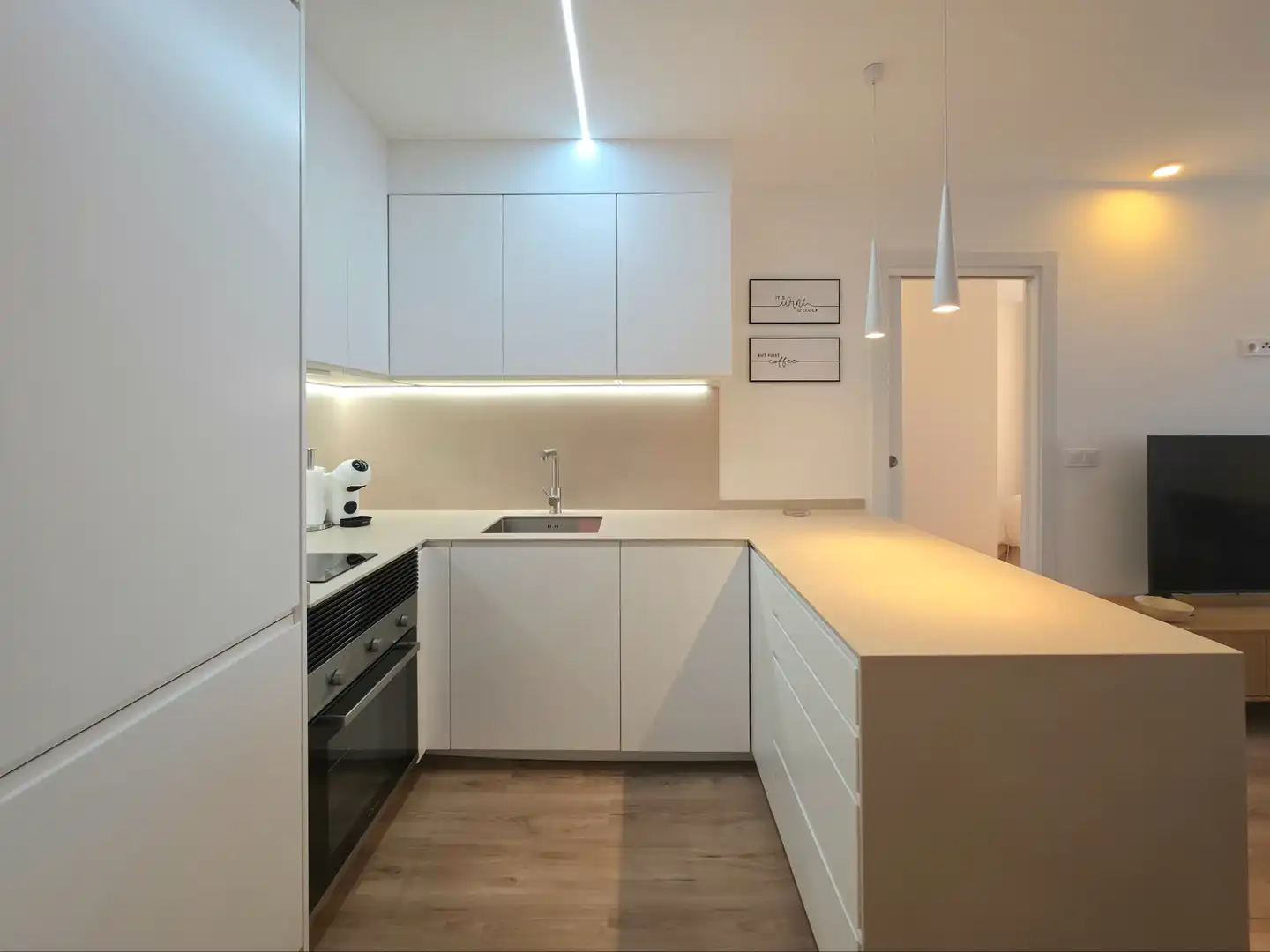Cocina de Piso en venta en Alicante / Alacant con Aire acondicionado, Calefacción y Horno