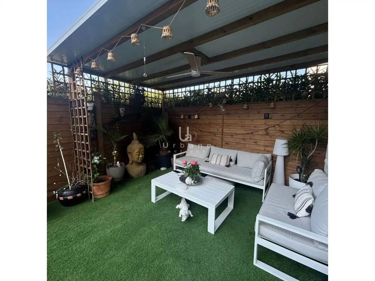 Terrasse von Wohnung zum Verkauf in Murcia mit Klimaanlage, Heizung und Privatgarten