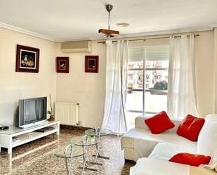 Living room of Flat to rent in  Valencia Capital  with Air Conditioner and Terrace