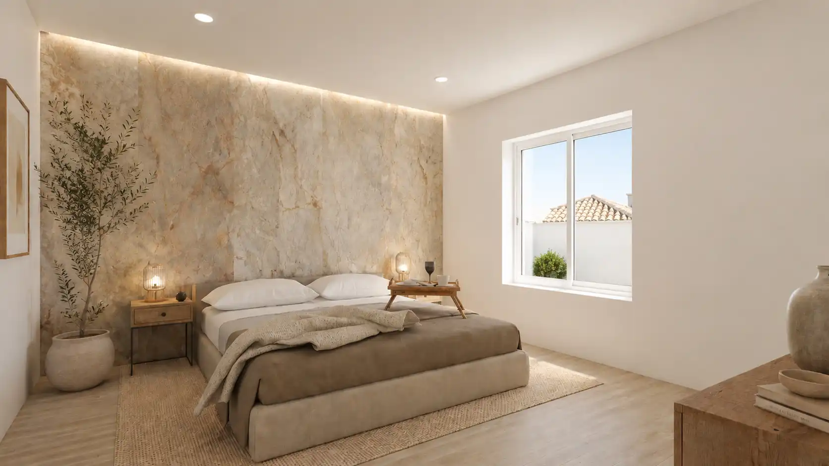 Dormitori de Casa adosada en venda en Sant Pol de Mar amb Aire condicionat, Calefacció i Jardí privat