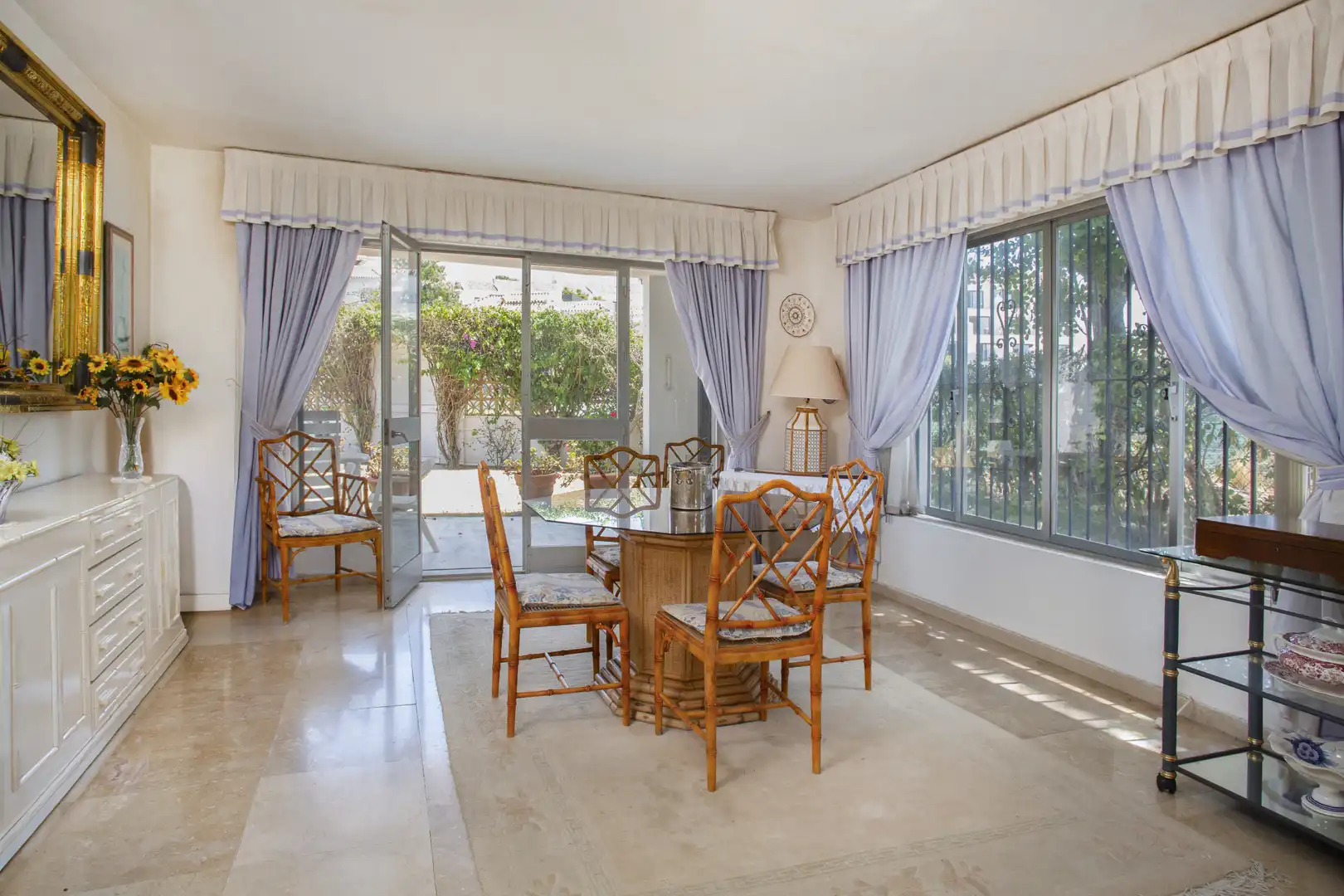 Dining room of Houses for sale in Marbella  with Private garden, Terrace and Furnished