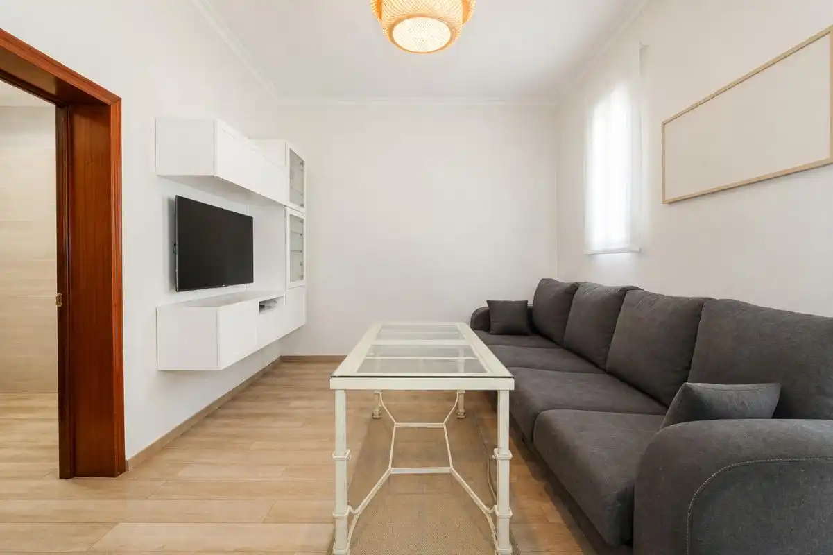 Living room of Flat for sale in Sevilla  with Air Conditioner and Heating