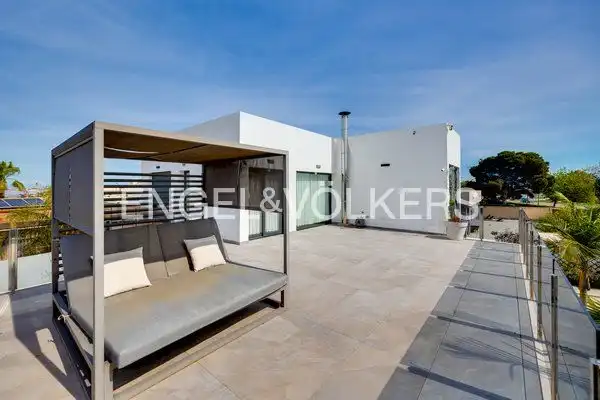 Terraza de Finca rústica en venta en Torrevieja con Aire acondicionado, Calefacción y Jardín privado