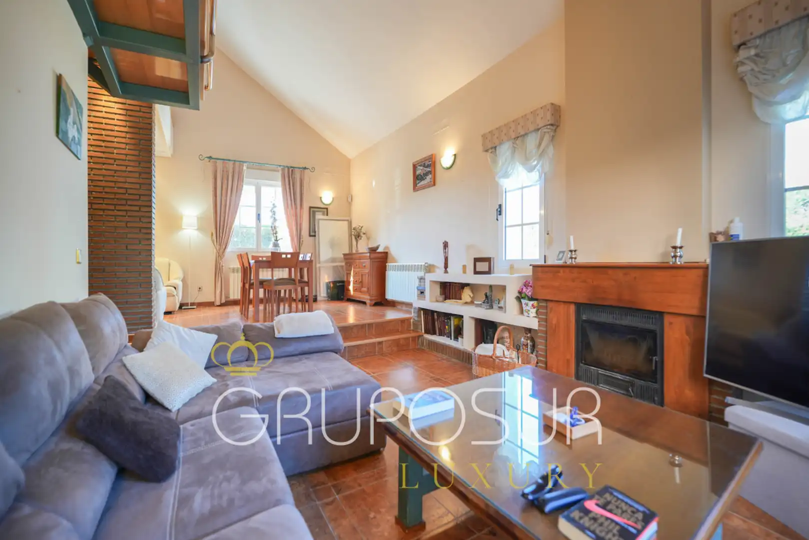Sala de estar de Casa o chalet en venta en Boecillo con Calefacción, Jardín privado y Parquet