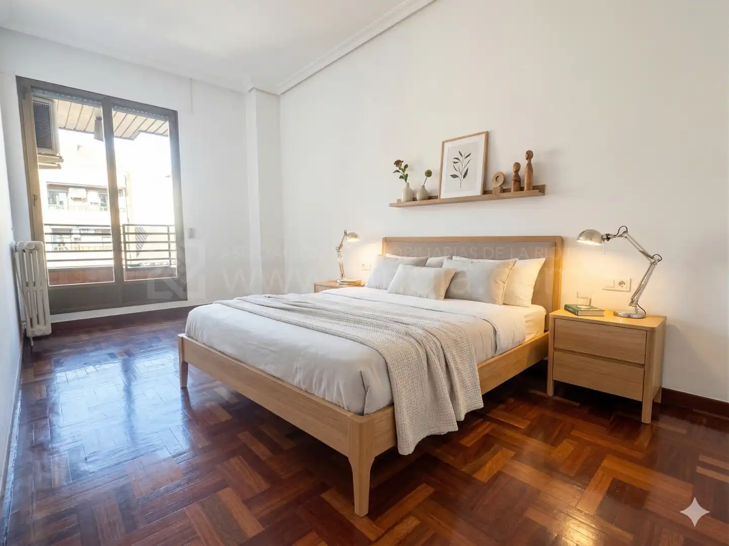 Bedroom of Flat for sale in  Logroño  with Heating, Parquet flooring and Terrace
