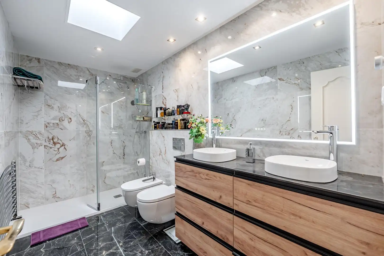 Badezimmer von Maisonette zum Verkauf in Majadahonda mit Heizung, Privatgarten und Terrasse