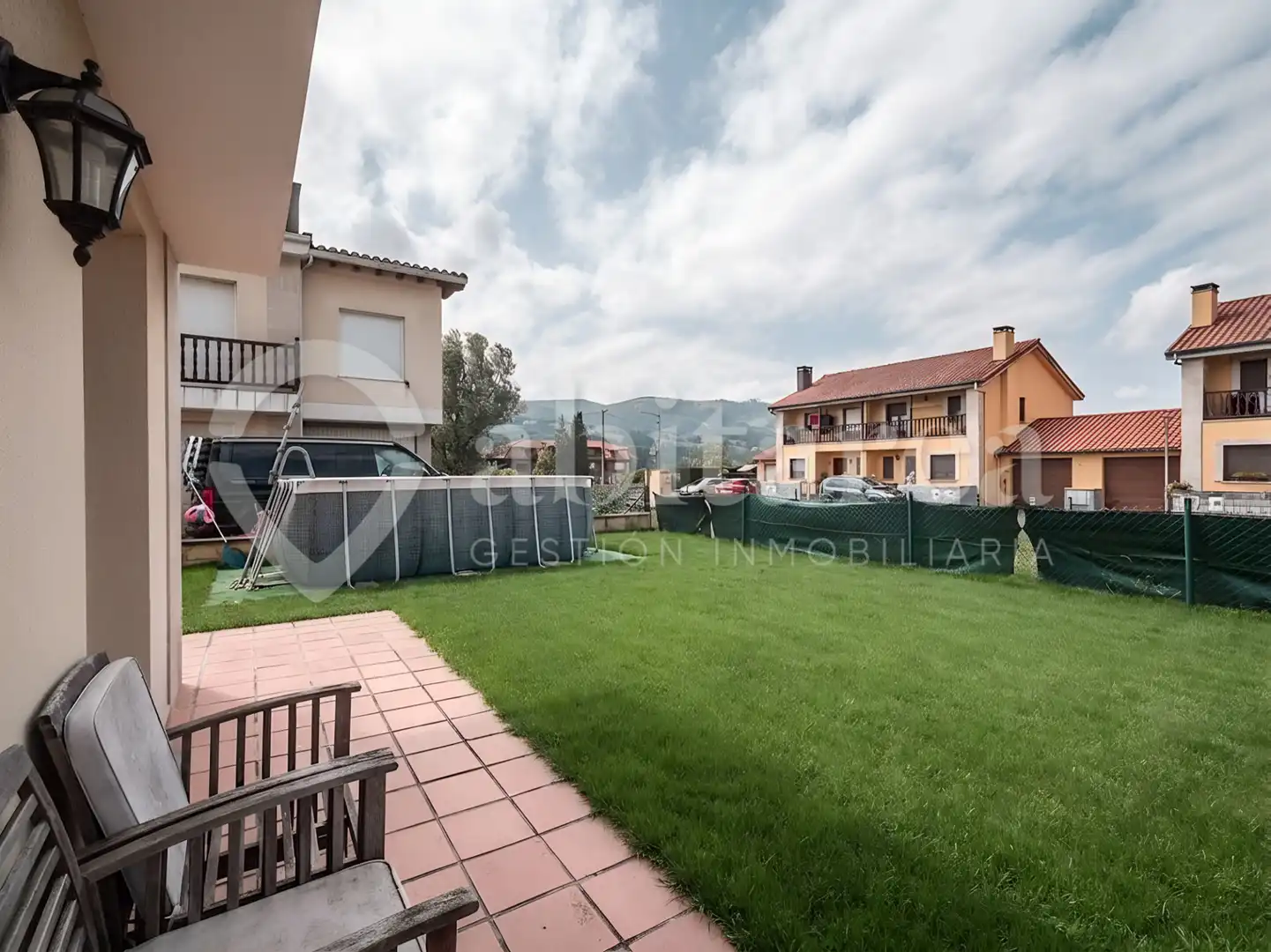 Terrace of Houses for sale in Castañeda  with Heating, Private garden and Parquet flooring