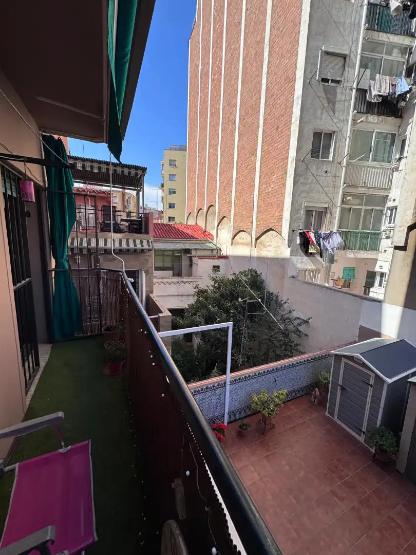 Terrasse von Wohnung zum Verkauf in Badalona mit Heizung, Möbliert und Ofen