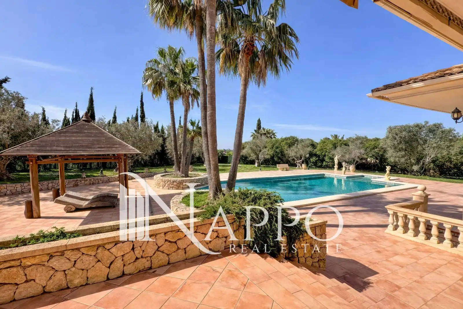 Jardí de Casa o xalet en venda en Marratxí amb Aire condicionat, Terrassa i Piscina