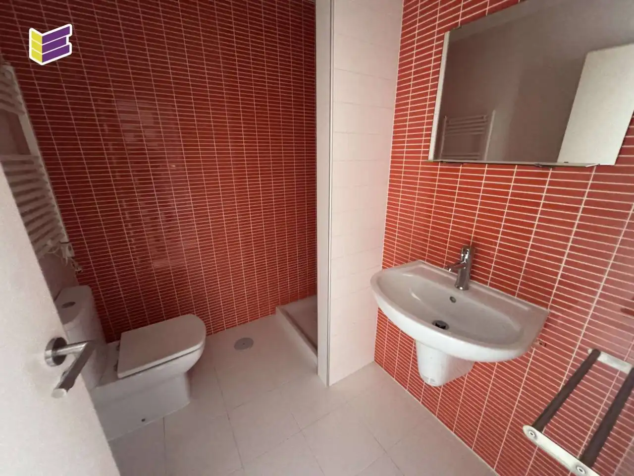 Baño de Dúplex en venta en Baiona con Terraza, Trastero y Balcón